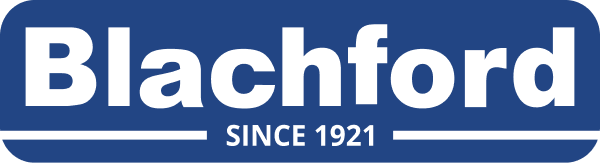 Blachford logo with 'SINCE 1921' text on a blue background