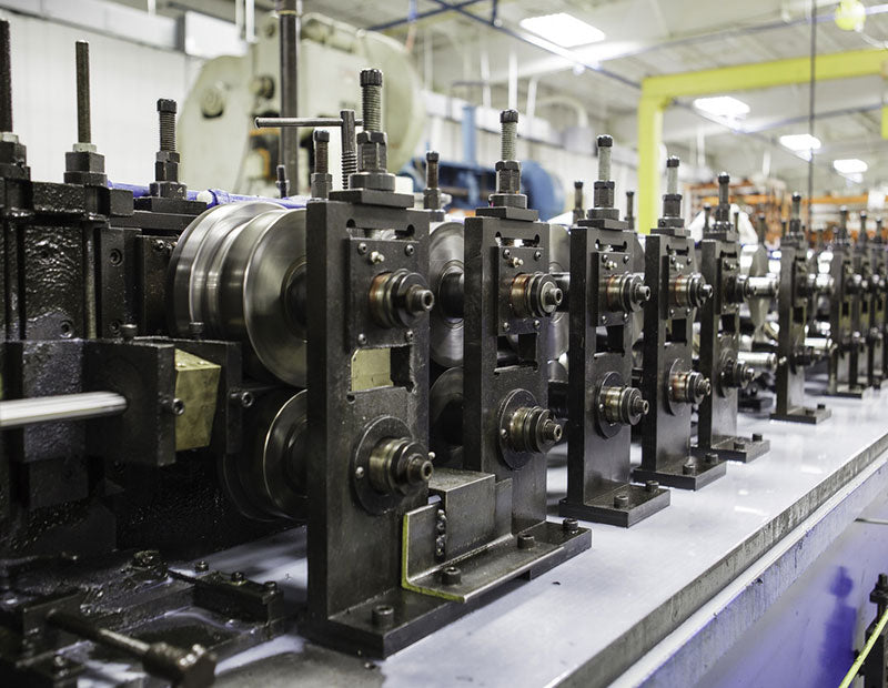 Industrial machinery in a factory setting